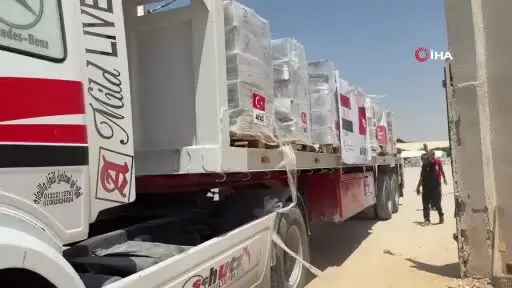 Gazze’ye 165 tırlık umut: Türk Kızılay’dan 3 bin ton gıda yardımı