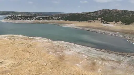 454 milyon metreküplük su kaynağının doluluğu yüzde 35’e düştü