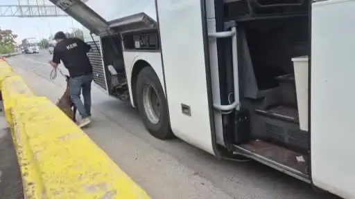Yolcu otobüsünün bagajında 1 kilo uyuşturucu madde ele geçirilirdi