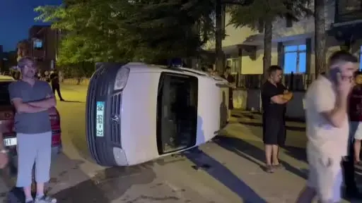 Polatlı’da iki araç çarpıştı: 1 yaralı