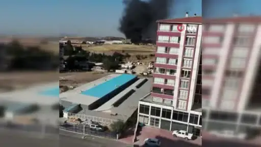Ankara’da Hurdacılar Sitesi’nde yangın çıktı