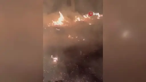 Ankara’da tarlalar bilinçli olarak yakıldı iddiası