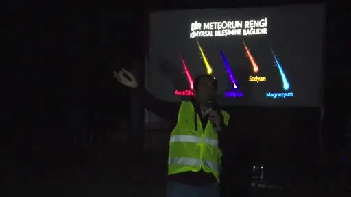 Gökyüzü tutkunları, meteor yağmurunu Kayseri’nin zirvesinde izledi