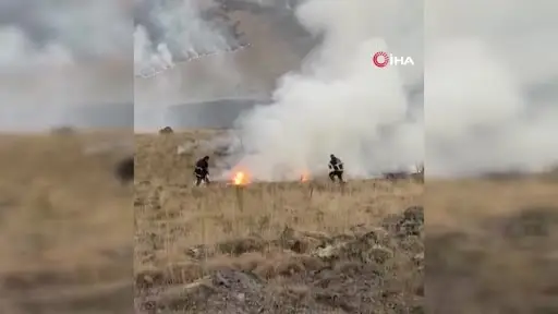 Niğde’deki mera yangını kontrol altına alındı