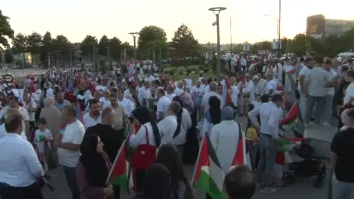 Sivas’ta Filistin’e destek yürüyüşü düzenlendi