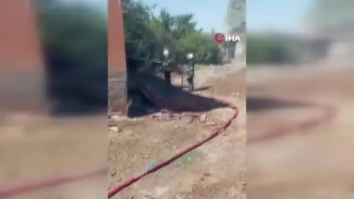 Ankara’da süt toplama deposunda yangın