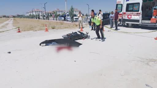 Aksaray’da tır ile motosiklet çarpıştı: 1 ölü