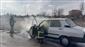 Seyir halindeki otomobilin motor kısmından alevler yükseldi