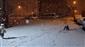 Kırşehir’de gece saatlerinde lapa lapa kar yağışı başladı