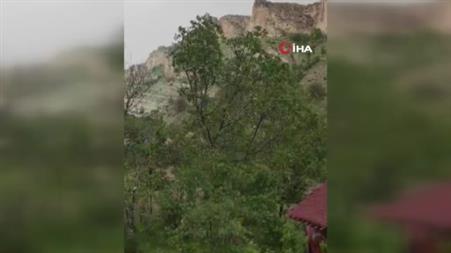 Beypazarı’nda dolu yağışı etkili oldu