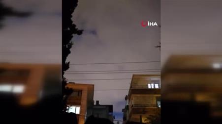 Başkentte gökyüzündeki ışıklar merak uyandırdı