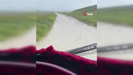 Ankara’da ekili alanlar sular altında kaldı