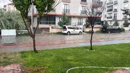 Aksaray’da şiddetli yağmur