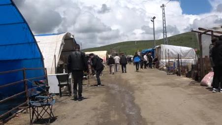 Yozgat hayvan pazarında kurbanlıklar alıcısını bekliyor