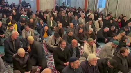 Yozgatlılar, bayram namazında Çapanoğlu camisinde saf tuttu