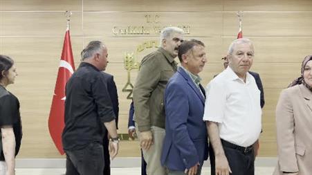 Çankırı’da protokol ile kamu personelleri bayramlaştı