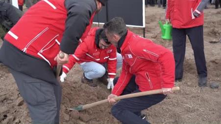 Türk Kızılay ve Tarım ve Orman Bakanlığı iş birliğinde "Hastaya kan ormana can" projesi devam ediyor