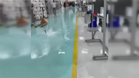 Çankırı’da sağanak etkili oldu: Fabrikayı su bastı