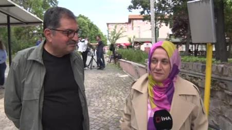 Ankara’da anne ve baba çocuğuna destek olmak için YKS’ye girdi