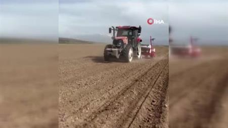 Kabak çekirdeği üretiminde önemli merkez olan Tomarza’da ekim sezonu başladı
