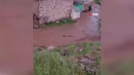 Aşırı yağış Develi’de sele dönüştü