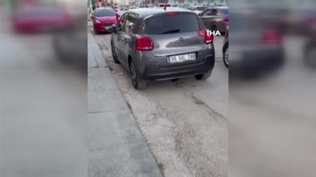 Ankara’da sokaktaki fare korkuttu