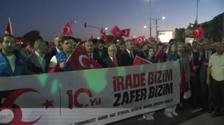 Sivas’ta 15 Temmuz’un 10. yılında meydan doldu taştı
