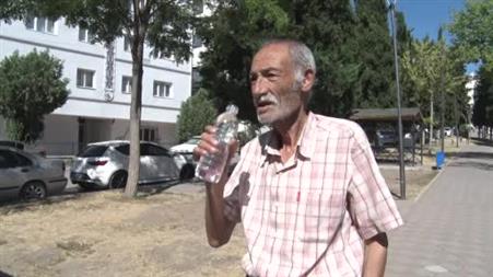 34 yıldır su içemeyen yaşlı adam, 10 gündür yemek de yiyemiyor