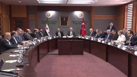 Bakan Bolat: "Önümüzdeki ay sonunda Uluslararası Şam Fuarı çok geniş katılımla yapılacak"