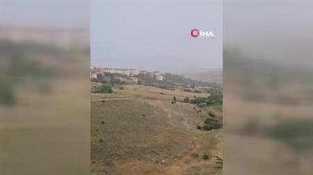 Haymana Merkez Camii’ne yıldırım düştü
