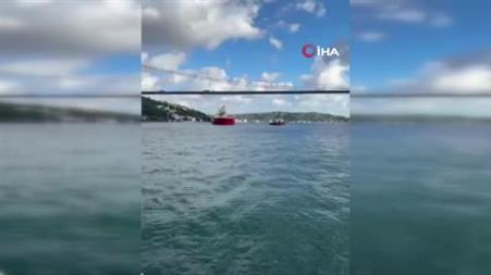 İstanbul Boğazı’nda gemi arızası nedeniyle trafik çift yönlü geçici olarak askıya alındı