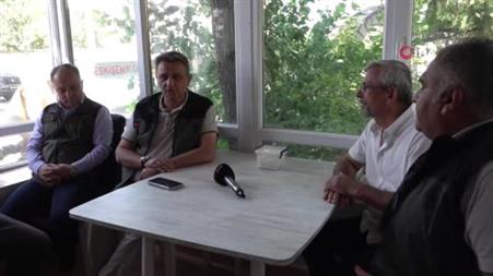 Kızılinler yangın timine teşekkür plaketi
