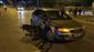 Motosiklet otomobile ok gibi saplandı: 1 ölü, 1 yaralı