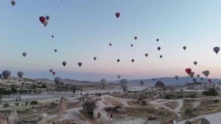 Kapadokya’da balonlar 3 gündür gökyüzüne yükselemiyor