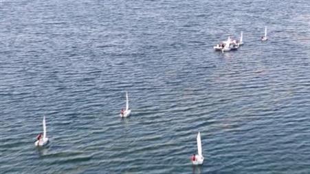 Bozkırın ortasında yelken heyecanı: Hirfanlı Baraj Gölü genç sporcuları ağırlıyor