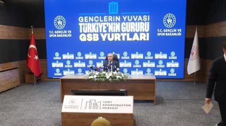 Bakan Bak: "Öğrenci yurtlarına ilk yerleştirmede yüzde 90 ile rekor kırdık"