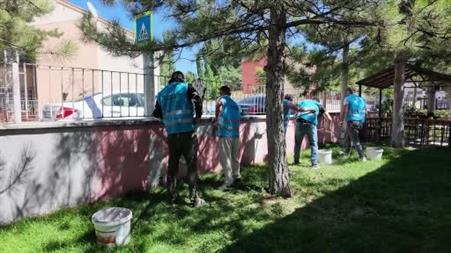 Denetimli serbestlik yükümlüleri okulları yeni eğitim yılına hazırladı