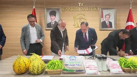 Çankırı’da imzalanan protokol çiftçinin yüzünü güldürecek