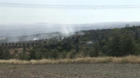Gölbaşı’nda çıkan yangın kontrol altına alındı