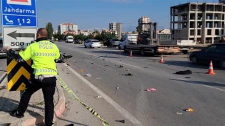 Karaman’da cipin çarptığı elektrikli bisikletin 15 yaşındaki sürücüsü ağır yaralandı