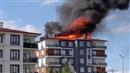 Beyşehir’de yangının ardından apartman sakinleri mağdur
