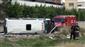 Konya’da servis minibüsü ile otomobil çarpıştı: 9 yaralı
