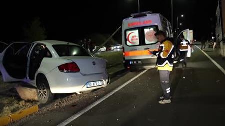 Nevşehir’de tilkiden kaçan otomobil kazaya neden oldu: 1 yaralı