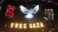 Kapadokya’dan Gazze’ye ışıklı mesaj: "Free Gaza"