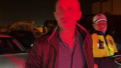 Polisten kaçan alkollü sürücüden basın mensubuna saldırı