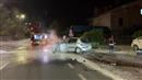 Kayseri’de park halindeki 3 araca çarpan otomobil, alev aldı: 2 yaralı