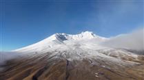 Erciyes’e kar yağdı, güzel görüntüler ortaya çıktı