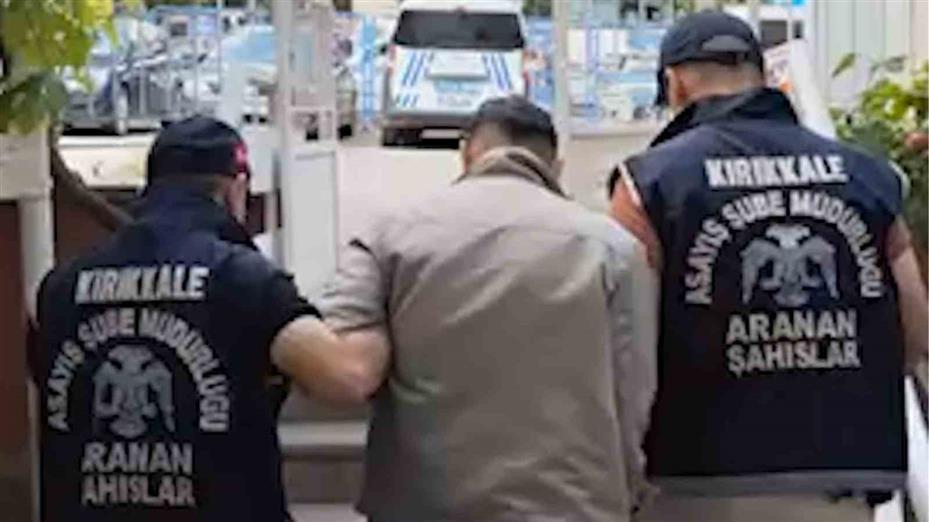 Kırıkkale’de 10 yıl hapis cezası bulunan yabancı uyruklu hükümlü yakalandı