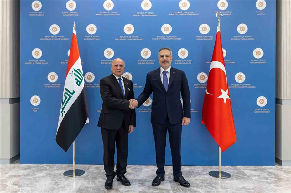 Bakan Fidan, Iraklı mevkidaşı ile bir araya geldi