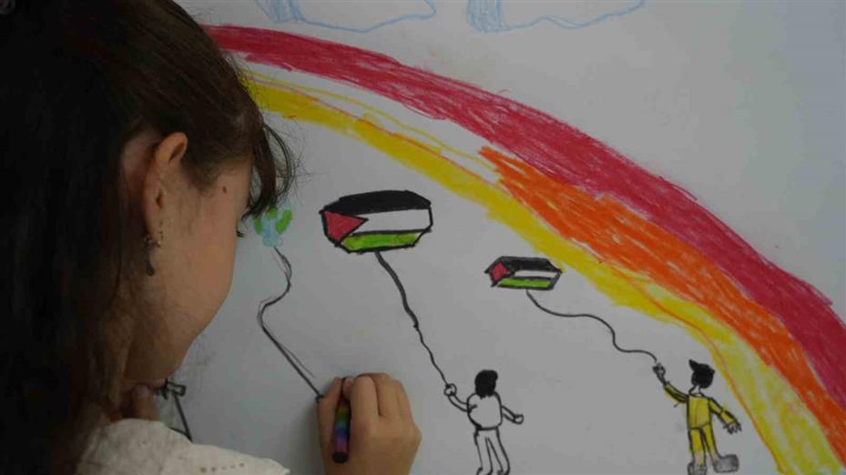 Başkentte uçurtmalar Gazze’deki çocuklar için havalandı